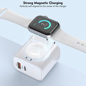 <span class=keywords><strong>Chargeur</strong></span> magnétique sans fil HYTO pour <span class=keywords><strong>Apple</strong></span> Watch, 23W, double port (USB-C + USB-A), bloc de charge rapide mural, prise de voyage, <span class=keywords><strong>chargeur</strong></span> iWatch - Product Image 5