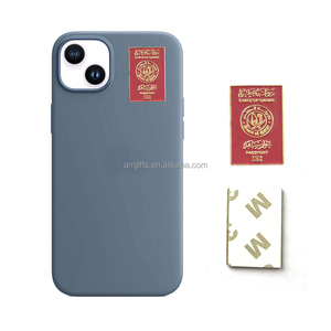 Qatar Mobile autocollant état du Qatar fête nationale Qatar drapeau carte aimant broche Badge téléphone portable autocollant - Product Image 3