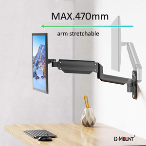 D-MOUNT DW150 molla a Gas 13 "-32" <span class=keywords><strong>TV</strong></span> a parete supporto per Monitor LCD da 2-9KG supporto per sollevamento girevole <span class=keywords><strong>braccio</strong></span> <span class=keywords><strong>lungo</strong></span> 75x75 100x100x100 - Product Image 3