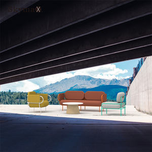 Sofa santai dalam ruangan populer furnitur rumah busa Kuat Set sofa Modular 6-dudukan kursi Konsultasi Kantor kursi tamu/Sofa - Product Image 5