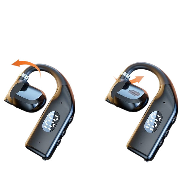 Wireless BT 5.4 Ear-mounted Headphones with ENC Waterproof Design Long Battery Life Comfortable Fit & Touch Control