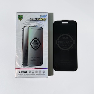 <span class=keywords><strong>Film</strong></span> de protection d'écran en verre trempé ESD 9H de qualité AAA, confidentialité 360°, 3D/2.5D, 0.18mm, antichoc, étanche, vente en gros usine - Product Image 1