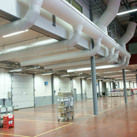 Fournisseur de Suzhou Qualité garantie Bon prix Système de CVC Conduit d'air en tissu Tuyau flexible pour stade
