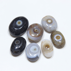 Agate Sulemani ovale lisse taillée en cabochon, pierre précieuse naturelle en vrac 20-28mm pour la fabrication de bijoux, article fait main FF JEWELLERS Model - Product Image 4