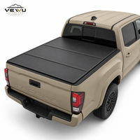 Couverture de benne rigide pliable en aluminium pour Toyota Tacoma 2026, pour bacs de 5 et 6 pieds, double cabine, étanche, protection de cargaison sécurisée