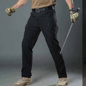 Pantalon tactique d'été Mingpeng IX9 pour homme, pantalon de randonnée et d'alpinisme à séchage rapide, kaki, respirant, vêtements d'extérieur - Product Image 2