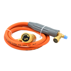 شعلة لحام NX003 خالية من الأكسجين صغيرة عالية الحرارة من سبائك الألومنيوم مفتاح مزدوج 1370C مشعل لحام بالغاز برو تبريد الهواء للنحاس - Product Image 6