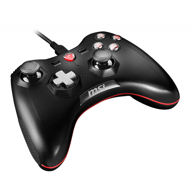 MSI FORCE GC20 Gaming Controller Supports PC and Android Wired Gamepad for PC360 Steam Games MSI Controller Handle