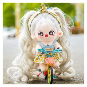 Niedrige Mindestbestellmenge, individuelle Plüschtiere, niedliche, weiche Plüschpuppen, 20 cm, handgefertigte Plüsch-Kpop-Puppen - Product Image 5