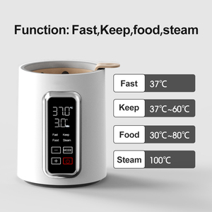Calentador de biberones, fórmula, calentador de alimentos Calentador eléctrico para recalentar, descongelar, vapor, sin BPA - Product Image 3