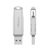 Venta al por mayor Lenovo ThinkPlus genuina unidad flash USB MU253 opcional 32GB 64GB 128GB 256GB Metal Tipo-C USB3.2 interfaz dual USB