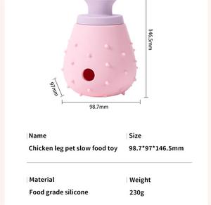 <span class=keywords><strong>Jouet</strong></span> interactif et amusant <span class=keywords><strong>pour</strong></span> animaux de compagnie, distributeur de friandises, durable, en silicone écologique, <span class=keywords><strong>pour</strong></span> l'enrichissement et le divertissement quotidien à la maison - Product Image 2