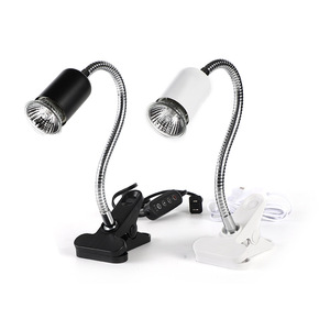 Reptile Basking Lamp With Clip Stand Adjustable Heat <b>Light</b> For Turtle And Lizard Habitat - Product Image 2