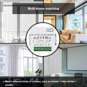 Công Tắc Rèm WiFi Mới 2022 Mô-đun Công Tắc Thông Minh RF Cho Động Cơ Con Lăn Màn Trập Ứng Dụng Tuya Điều Khiển Từ Xa - Product Image 5