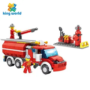 King World 299pcs Children City Building Blocks Rescue Diy Educational Toys Building Block