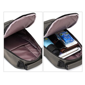 Black gray free shipping to air travel waterproof anti <span class=keywords><strong>scratch</strong></span> from usb port de loaded, mens shoulder bag, fashion Bag shoulder sling - Product Image 5