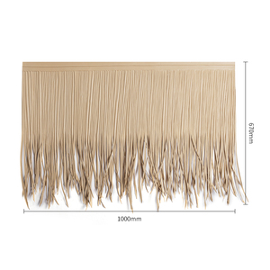 Usine OEM <span class=keywords><strong>Imitation</strong></span> Chaume Toit <span class=keywords><strong>Panneau</strong></span> Étanche Résistant Aux UV Ignifuge pour Pavilion Resort Jardin Tiki Parapluie Utilisation - Product Image 6