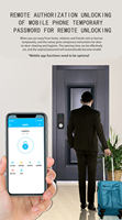 2025 Suministro de fábrica Cerradura TT Entrada sin llave Código digital Lector de huellas dactilares Electrónico para Office Home Smart Lock