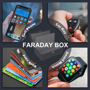 Étui pour clés de voiture Mad Horse Design - Boîte <span class=keywords><strong>Faraday</strong></span> extra large pour clés de voiture, téléphone, RFID, porte-clés - Product Image 6