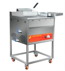 Oil water separation free standing electric fryer pan deep fryer, electric deep fryer