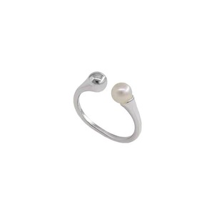 S925 Sterling Silver Pearl <b>Open</b> <b>Ring</b> Minimalist Index Finger Jewelry For Women Gift - Product Image 5