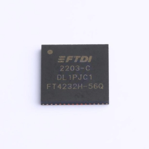 एफटीडी FT4232H-56Q-REEL यूएसबी ब्रिज, यूआर्ट, यूएसबी-क्यूब <span class=keywords><strong>2.0</strong></span> सेलो इंटरफेस 56-vqfn (8x8) उआर्ट/mpsसे एक यूएसबी हाई स्पीड ब्रिज में - Product Image 3