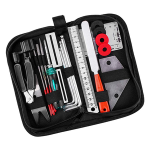 Kit d'outils de réparation de guitare, 20 pièces, pinces à fils, organisateur de <span class=keywords><strong>cordes</strong></span>, clés hexagonales, broches de pont pour guitare, ukulélé, <span class=keywords><strong>basse</strong></span> - Product Image 3