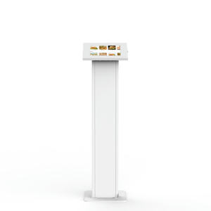 Soporte de Pie para Tablet de Metal Personalizado, 1200 mm de Altura, Compatible con <span class=keywords><strong>iPad</strong></span>, Diseño Moderno y Delgado, Colores Negro/Blanco Personalizables - Product Image 3