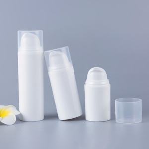 Hot Sale 15ml 30ml 50ml Airless Cosmetics Bottle PP Snap Clip-on Pump Press Bottle Serum <b>Foundation</b> Makeup Dispenser Bottle - Product Image 3