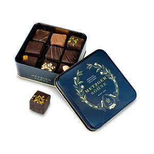 <span class=keywords><strong>Galletas</strong></span> de Año Nuevo <span class=keywords><strong>azul</strong></span> Latas dulces Latas cuadradas de San Valentín Embalaje de dulces Fabricante de cajas de latas para chocolate - Product Image 2
