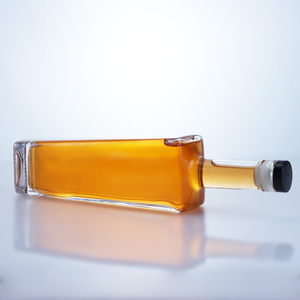 Premium Quality Super Flint Beverage Custom Printed Logo Glass Bottle 700ml <strong>750</strong> <strong>ml</strong> Rum Whiskey Tequila Vodka With Cork - Product Image 2