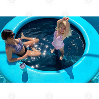 Hamaca Flotante Inflable con Luces para Piscina y Parque Acuático, Oferta Limitada de Verano