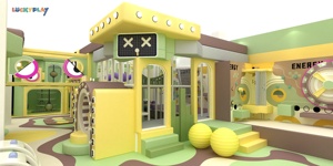 Aire de jeux intérieure en plastique pour enfants de style <span class=keywords><strong>Mario</strong></span>, avec obstacles, zone de jeux souple avec un design d'aventure personnalisé pour enfants - Product Image 3