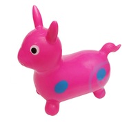 Cheval sauteur gonflable en plastique super épais et anti-explosion pour enfants de 4 à 6 ans, vente en gros à 10 yuans