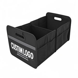 Caja de Almacenamiento Plegable para Maletero de Coche, de Poliéster Oxford, Grande y Ancha, Personalizada, para Organizar el Interior del Coche y Guardar Comestibles - Product Image 1