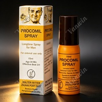 Spray Retardant Procomil XXL : Liquide pour l'agrandissement et l'amélioration de la croissance, pour le soin des zones intimes masculines et le soutien des performances prolongées.