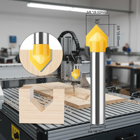 Fraise à face en carbure HRC65 à 2 dents multi-hélices, revêtement brillant, pour le travail du bois, CNC, ODM, OEM