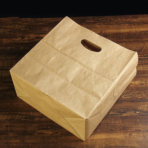 High Quality Custom Printed Kraft Paper Bags Recyclable Grocery Shopping Clothing Food Packaging Bag From Factory - Product Image 4