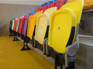 Sièges pliants fixes en plastique pour arènes, sièges de stade de football, sièges de tribune en polypropylène - Product Image 3