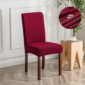 Fundas Impermeables para Sillas de Comedor, Fundas Elásticas de Jacquard Superajustables, Fundas Protectoras Lavables y Extraíbles para Asientos de Silla - Product Image 2