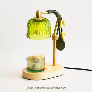 Lampe chauffe-cire électrique LANJO en métal, nouveau modèle, design vintage, avec variateur d'intensité pour l'aromathérapie - Product Image 6