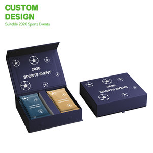 Cajas de Regalo de Cartón para Tarjetas Deportivas/Fútbol Personalizadas Premium, con Inserto Magnético de Espuma EVA para Tarjetas de Fútbol, Eventos Deportivos 2026 - Product Image 2