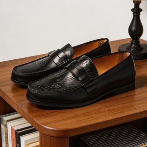<span class=keywords><strong>Mocassins</strong></span> en cuir pour hommes de haute qualité, légers, respirants, antidérapants, pour le bureau et les occasions décontractées - Product Image 1