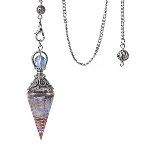 Péndulo de Cristal de Amatista y Ojo de Tigre en Forma de Cono Pulido para Sanación Energética Espiritual, Meditación y Adivinación, Gran Venta 2026 - Product Image 6