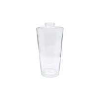 Grande taille 1000ml 1litre bouteilles en verre de diffuseur d'aromathérapie de forme conique décorative avec couvercle en bois