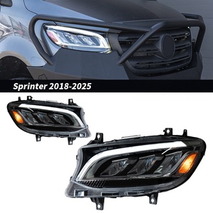 ชุดไฟหน้า LED สำหรับ<span class=keywords><strong>รถยนต์</strong></span> Mercedes Sprinter 2018-2025อุปกรณ์ตกแต่งรถยนต์ไฟเลี้ยวกลางวัน6000K - Product Image 2