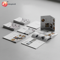 Service d'impression de conception personnalisée en usine Brochure Brochure Catalogue Impression Instruction Manuel Impression Menu