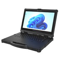 Laptop Robusto 14 Pollici Windows 11 Intel Core Ultra 7 155H 32GB RAM Touchscreen FHD 1000 Nits 5G NFC Impronta Digitale IP65 Impermeabile