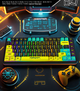 Teclas Cyberpunk de 129 Teclas, Perfil Cherry, Grabado Lateral, Translúcidas, PBT, Personalizadas, Adaptadas para Teclados Mecánicos - Product Image 4