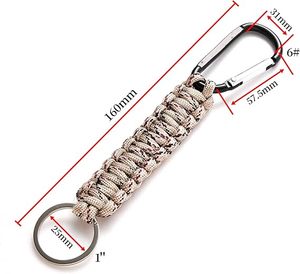 Llavero de Paracord con Mosquetón de Entrega Rápida, Llavero Trenzado Resistente para Llaves, Camping, Senderismo, Uso al Aire Libre, MOQ Pequeño, Venta al Por Mayor - Product Image 2